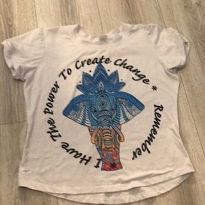 White Elephant Shirt “Remember I Have The Power To Create Change”